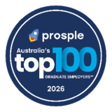 Prosple top 100 graduate employer badge